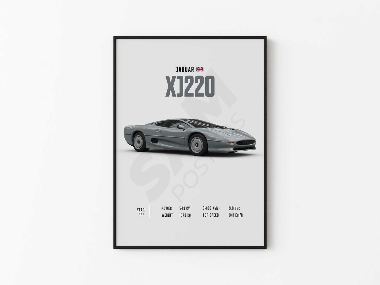 Jaguar XJ220 Poster