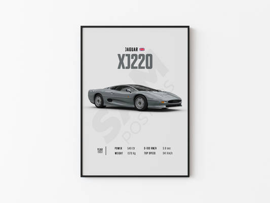 Jaguar XJ220 Poster