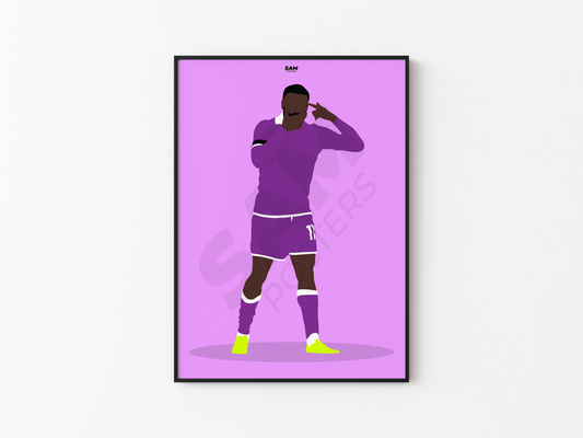 Jonathan Ikoné Fiorentina Poster