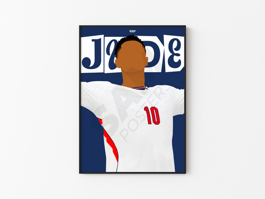 Jude Bellingham Angleterre Poster
