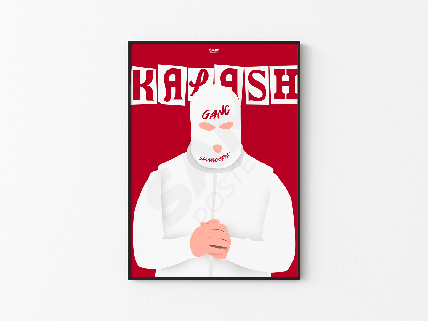 Kalash Criminel Minimaliste Poster