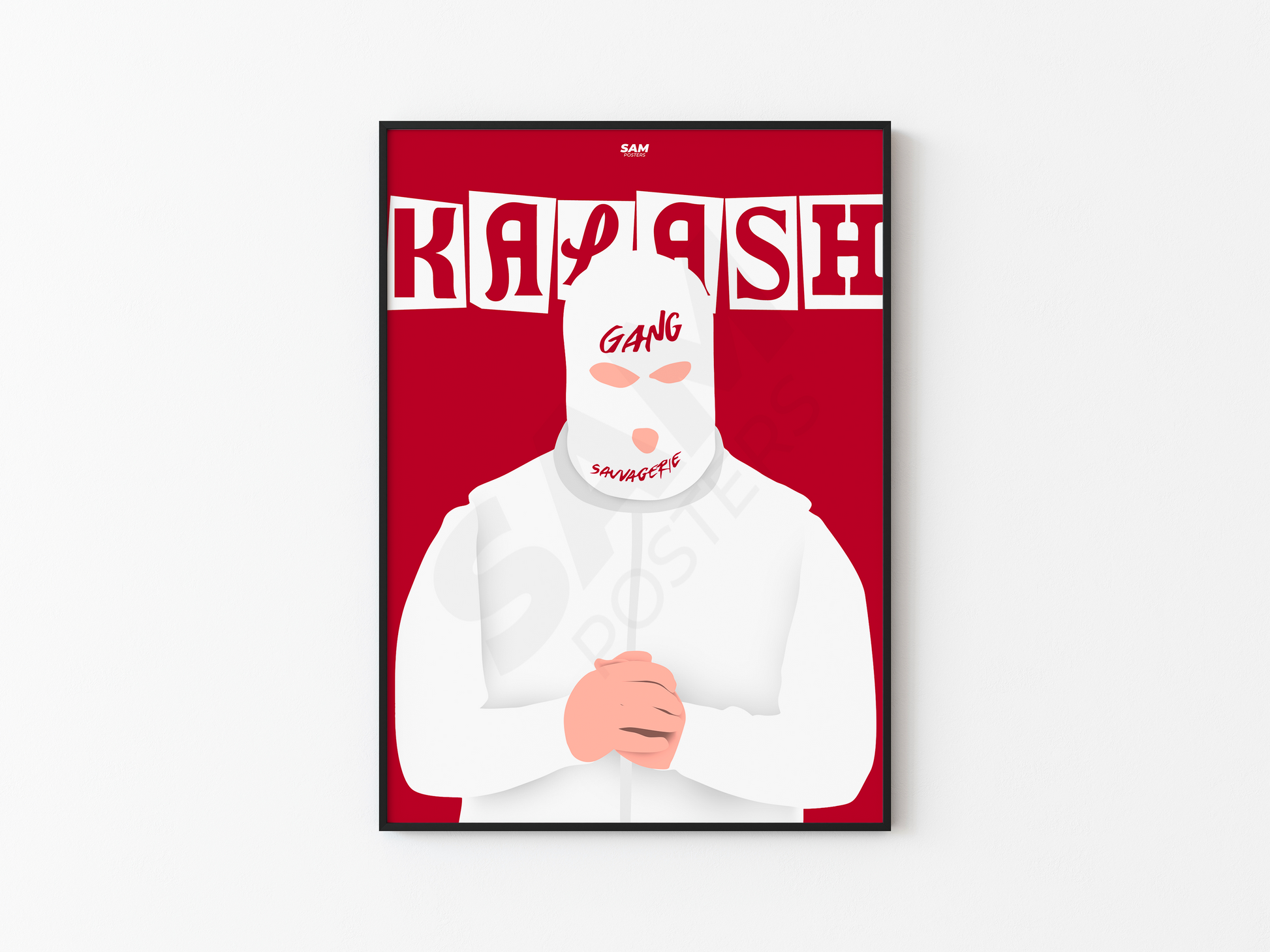 Kalash Criminel Minimaliste Poster