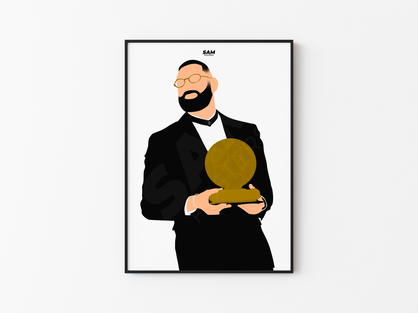 Karim Benzema Ballon D'Or Poster