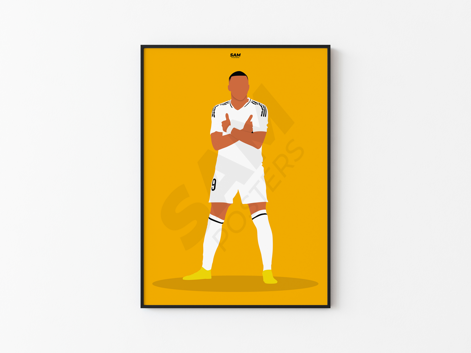 Kylian Mbappe Real Madrid Poster