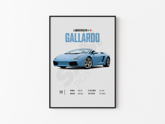 Lamborghini Gallardo Poster