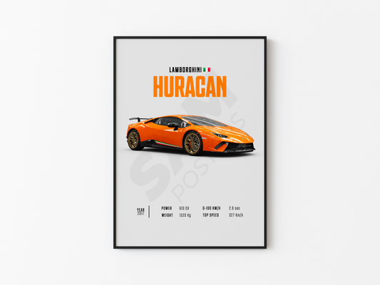 Lamborghini Huracan Poster