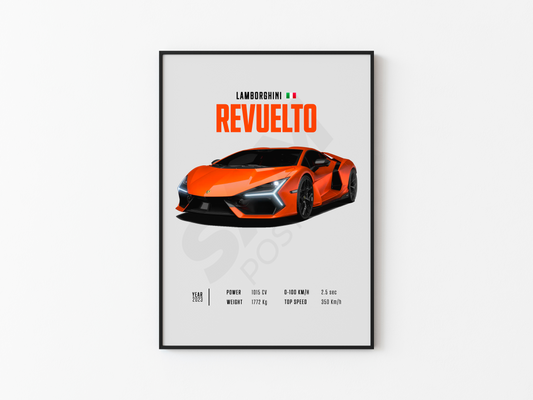 Lamborghini Revuelto Poster