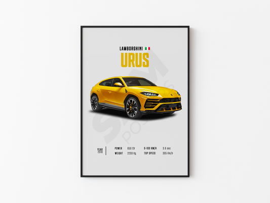 Lamborghini Urus Poster