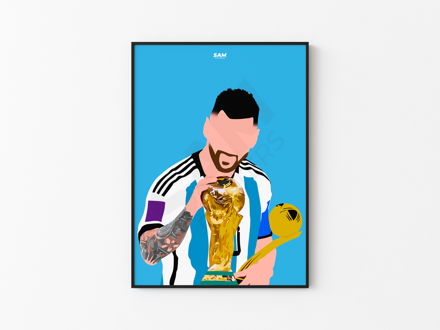 Lionel Messi Coupe du Monde Poster
