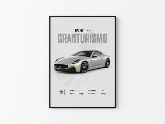 Maserati Granturismo Poster