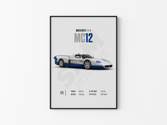 Maserati MC12 Poster