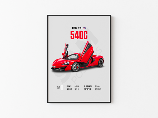 McLaren 540 C Poster