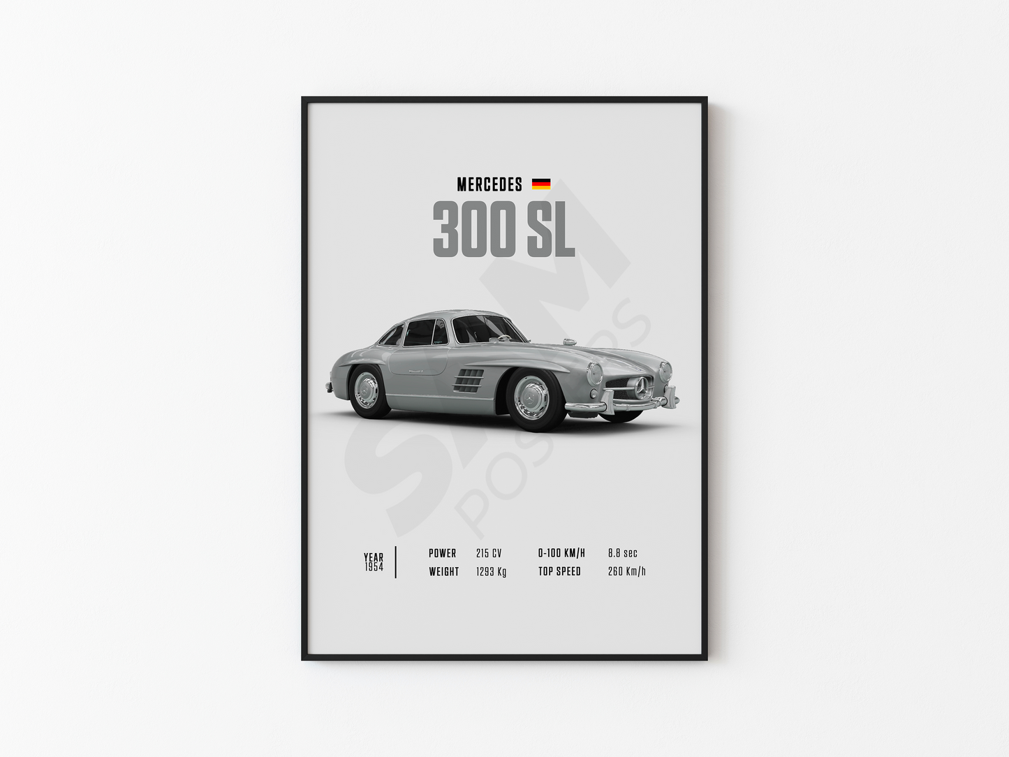 Mercedes 300 SL Poster mercedes-300-sl-poster