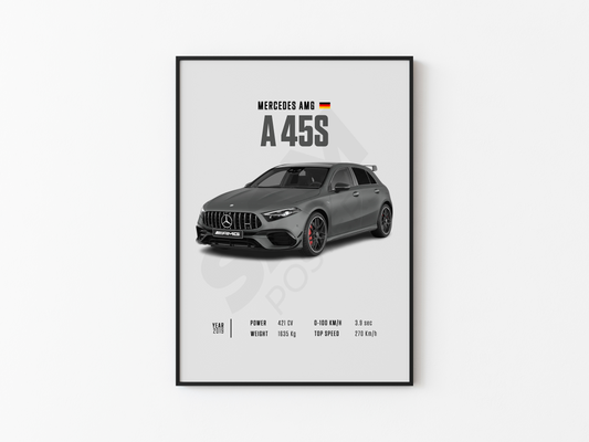 Mercedes A 45S Poster
