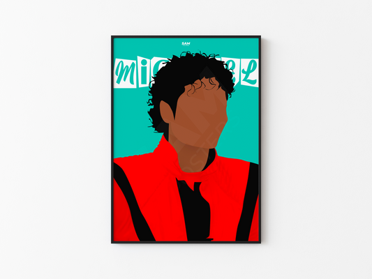 Michael Jackson Minimaliste Poster