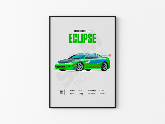 Mitsubishi Eclipse Poster