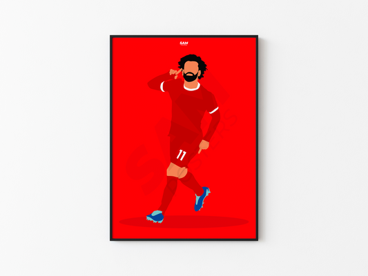 Mohamed Salah Liverpool Poster