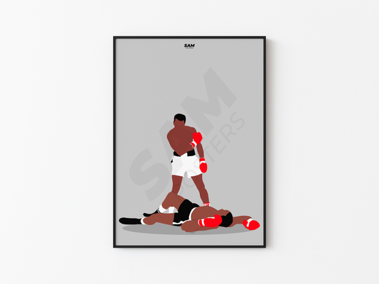 Muhammad Ali Vs. Sonny Liston Poster