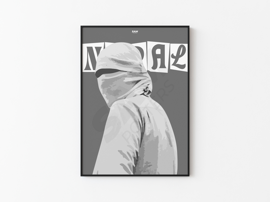 Nepal Minimaliste Poster