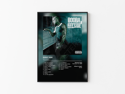 Ouest Side Booba Poster