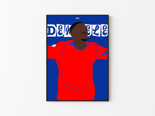 Ousmane Dembele PSG Poster