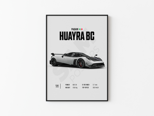 Pagani Huayra BC Poster