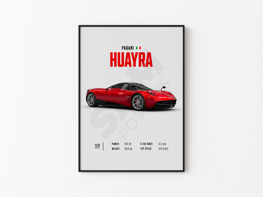 Pagani Huayra Poster