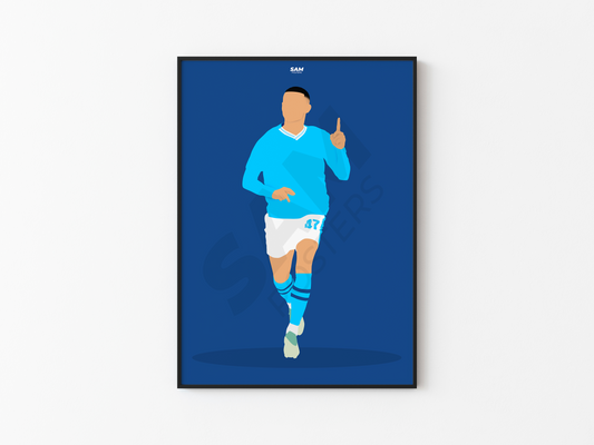 Phil Foden Manchester City Poster