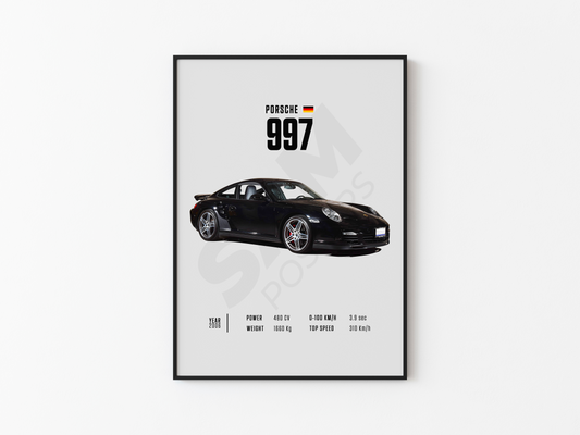 Porsche 997 Poster