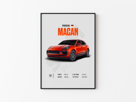 Porsche Macan Poster