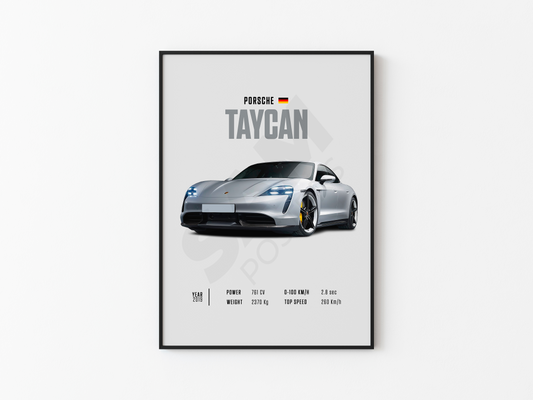 Porsche Taycan Poster