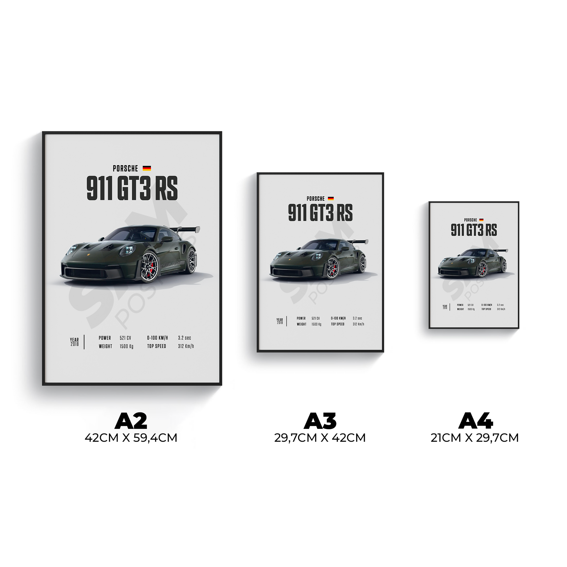 Porsche 911 GT3 RS Poster