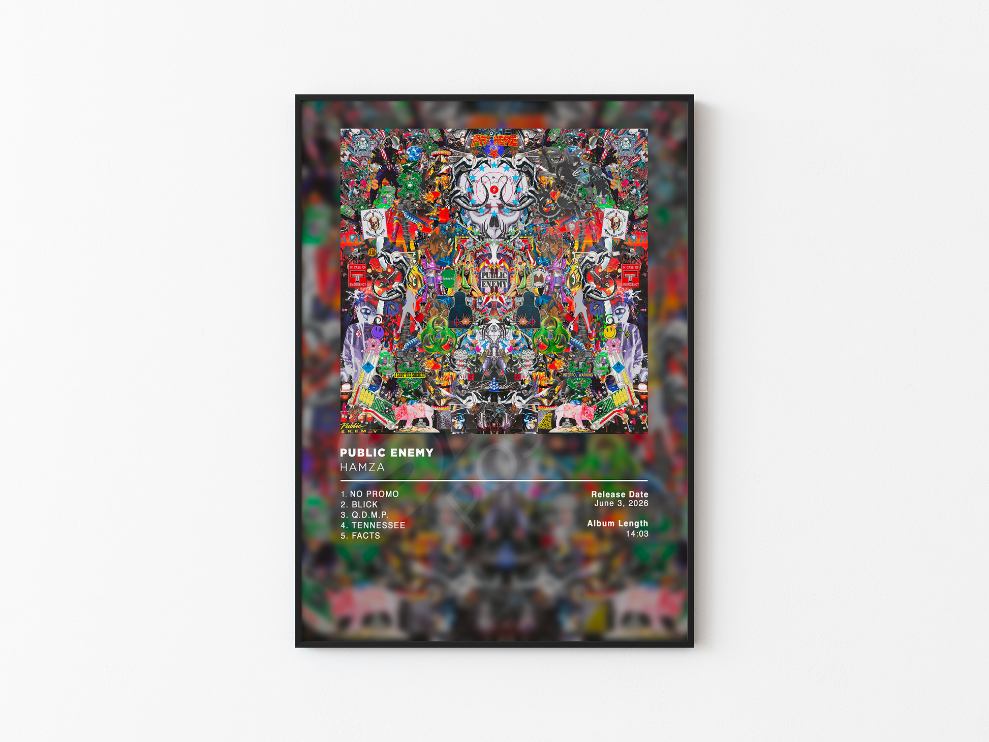 Public Enemy Hamza Poster