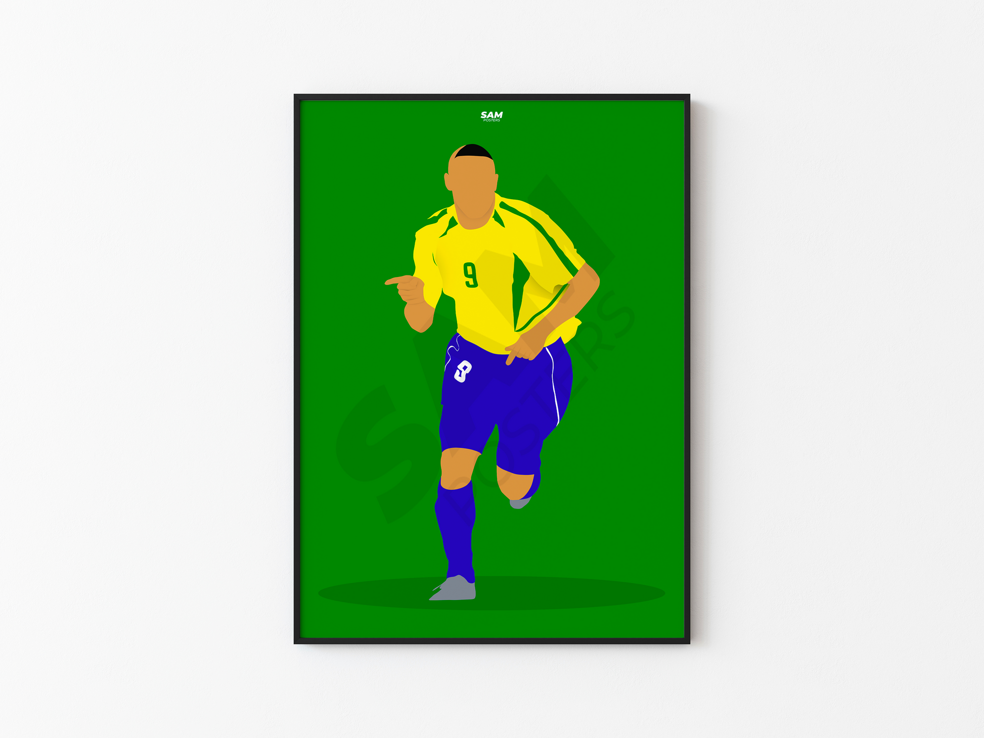 Ronaldo Nazario Brésil Poster