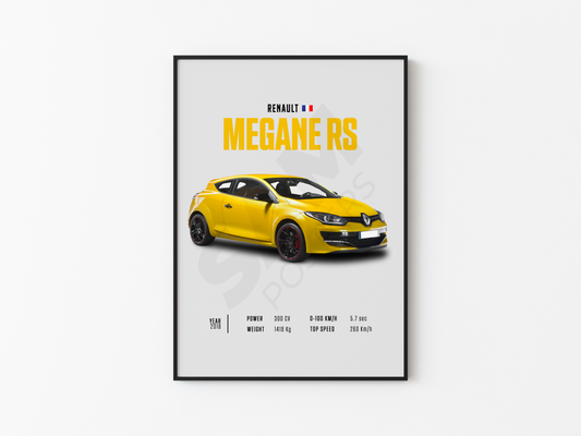 Renault Megane RS Poster