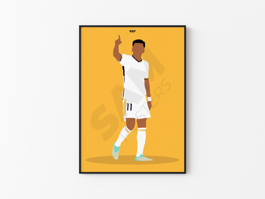 Rodrygo Goes Real Madrid Poster