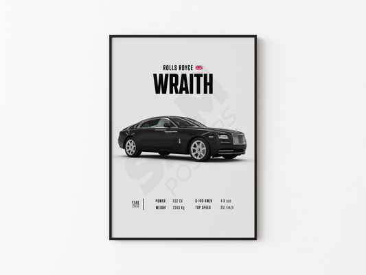 Rolls Royce Wraith Poster