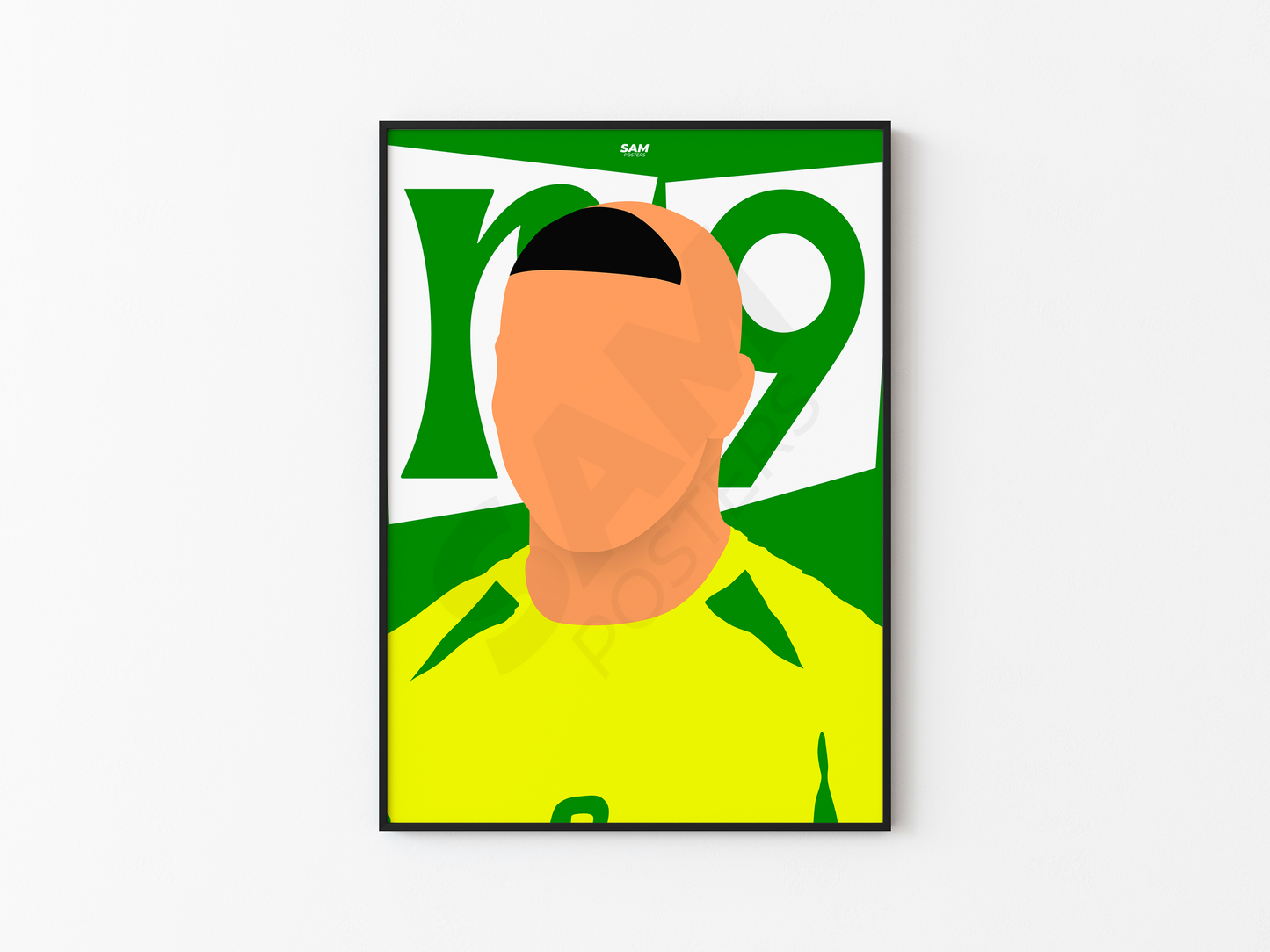 Ronaldo Nazario Brésil Poster
