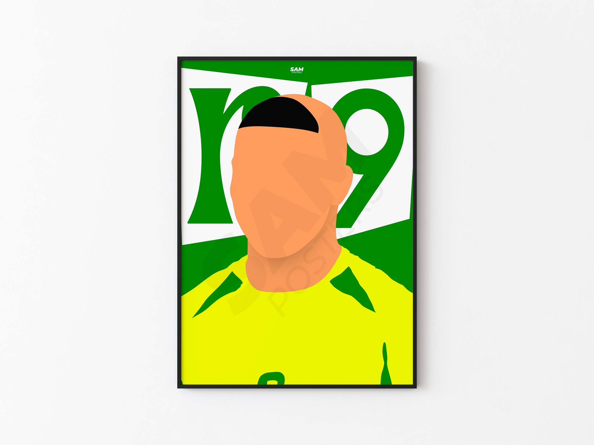 Ronaldo Nazario Brésil Poster