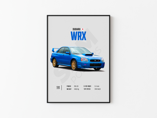 Subaru WRX Poster