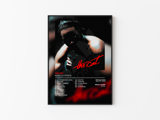 The cat Nono La Grinta Poster
