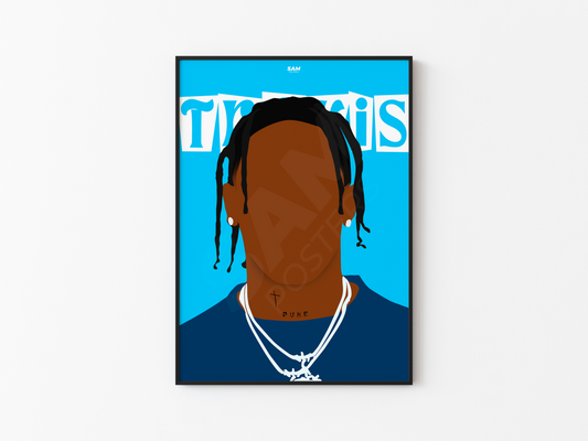 Travis Scott Minimaliste Poster