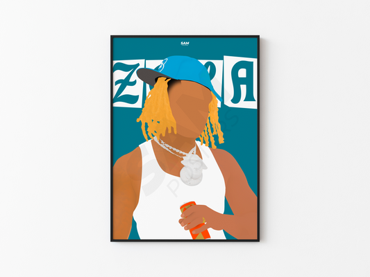 Zola Minimaliste Poster